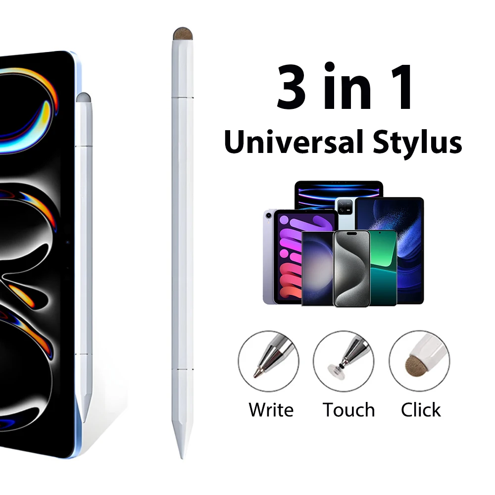 Samsung Tablet Accessories Pen - Stylet magnétique universel 3 en 1,