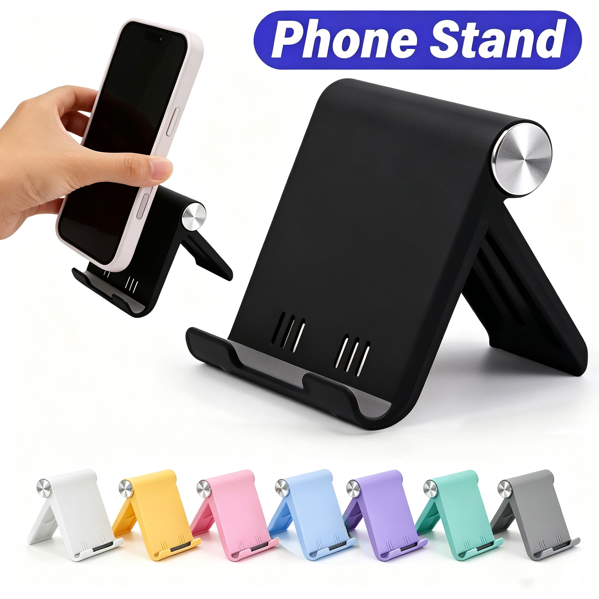 Tablet Holder Accessories - Support de téléphone pliable 2 pièces,