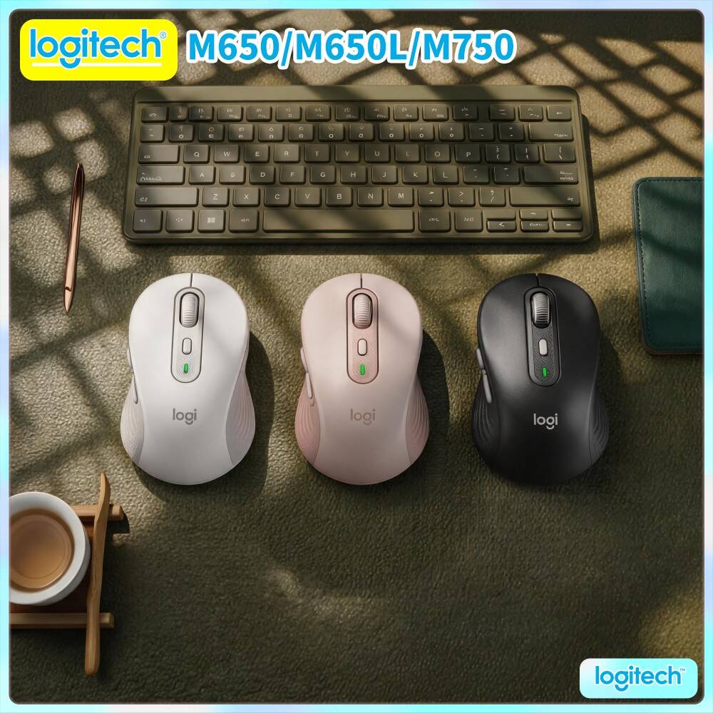 Logitech Tablet Accessories - Souris Bluetooth M750, clic silencieux, molette
