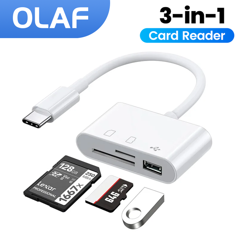 Lecteur de carte 3 en 1 type-c - Microsd Card Tablet avis et prix