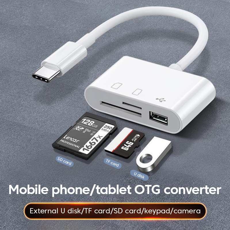Lecteur de carte 3 en 1 type-c - Microsd Card Tablet avis et prix