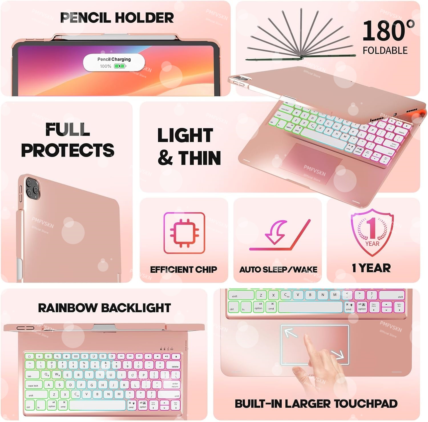 Étui clavier magique 360° pour - Tablet Keyboard Case avis et prix