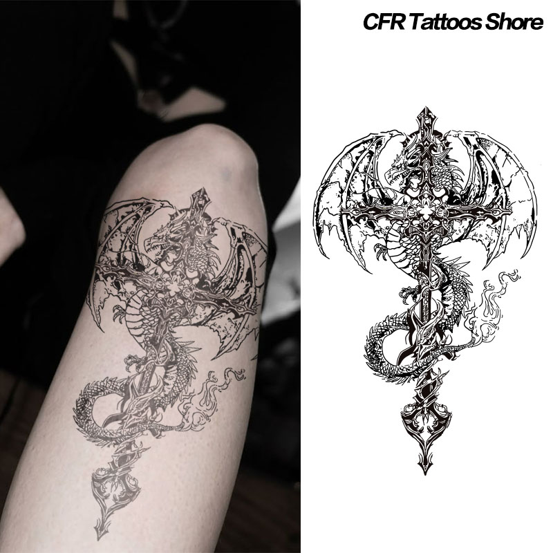 Tatouages temporaires Dragon c - Hotwav Tablet Accessories avis et prix