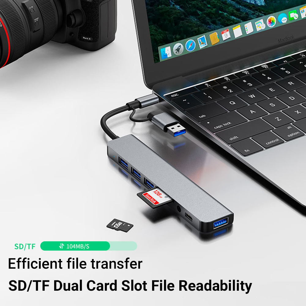Station d'accueil HUB 8 ports  - Microsd Card Tablet avis et prix